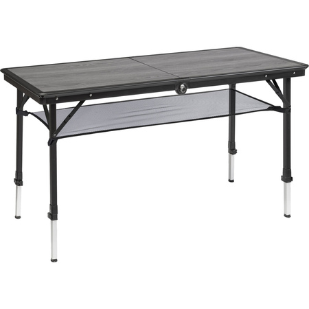 Brunner Dinemic Elùtop folding camping table 124 x 70 cm - aluminium, honeycomb top, height 56-85 cm