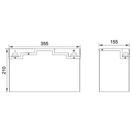 Bateria litowa Polar 230Ah 12,8V Polar