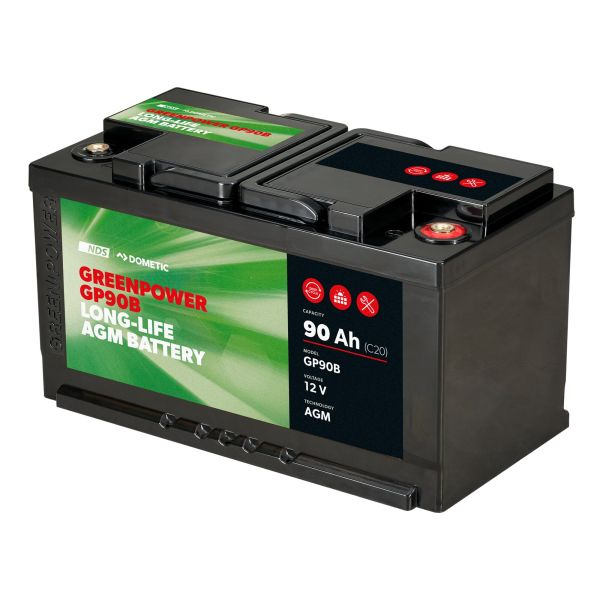 Akumulator AGM GREENPOWER 90Ah 12V Typ GP 90B