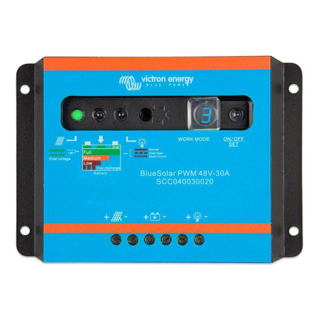 Solar charge controller BlueSolar PWM-LCD&USB 48V-10A w.o Bluetooth
