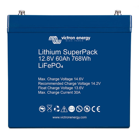 Victron Lithium SuperPack 12,8V/60Ah (M6) akumulator LiFePO4 z wbudowanym BMS
