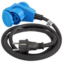 AS Schwabe Adapter Schuko na CEE 16 A - przewód 1,5 m, IP44
