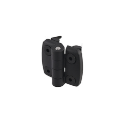 MiniTec Folding Hinge Black Plastic-Steel