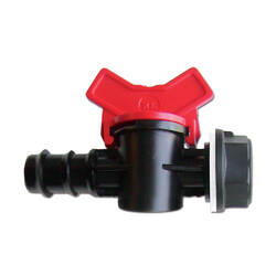 1-way valve with ring nut - D Ø 20 mm - F 1/2".
