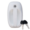 Handle 1122 white exterior with keys