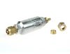GasBank Filtr LPG ceramiczny aluminiowy FARO Ø8 - 70 µm, wymienny wkład, do rurki elastycznej
