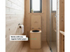 Stationary composting indoor toilets TROBOLO SilvaBlœm (natural)