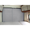 HINDERMANN PREMIO 2-part rear door insulation for Fiat Ducato H2, light grey, magnetic mounting