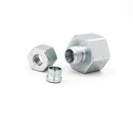 GOK złączka prosta do rurki gazowej RVS 8 mm na G 1/2" wewnętrzny, typ GAI