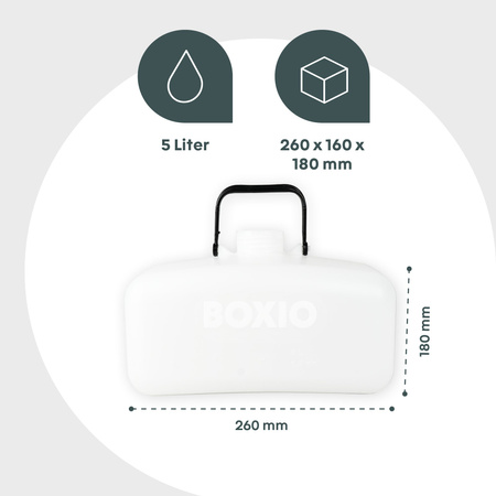 BOXIO CANISTER - 5 l HDPE canister for the BOXIO TOILET and BOXIO WASH
