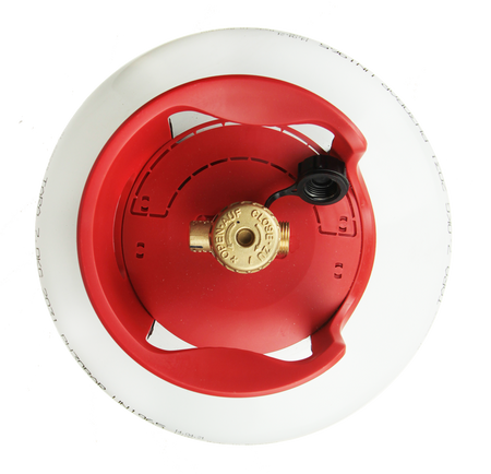 GasBank LS 11 kg - Light steel LPG Refillable Gas Cylinder + LPG filling adapter DISH