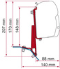 Adapter Fiamma do F45, F43van i F35PRO - Do Ford Custom - Kierownica po lewej stronie