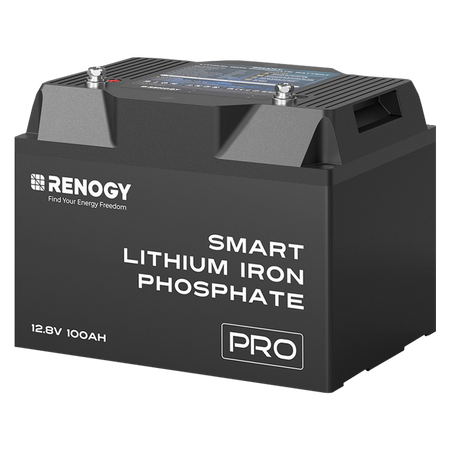 Akumulator Renogy LiFePO4 12V 100Ah Pro Smart z Bluetooth i funkcją samonagrzewania