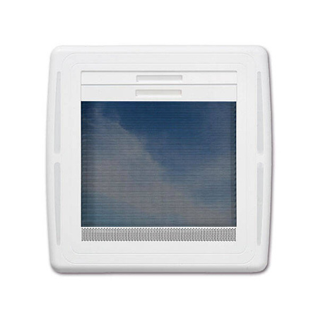 Okno dachowe Skymaxx Plus 40x40 cm z moskitierą, roletą i LED