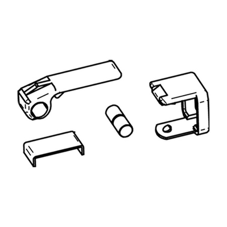 Dźwignia szybkiego zwalniania stopy podporowej TO do roku 2010, 2 szt.