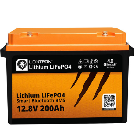 LIONTRON LiFePO4 12.8V 200Ah LX Smart w. Bluetooth