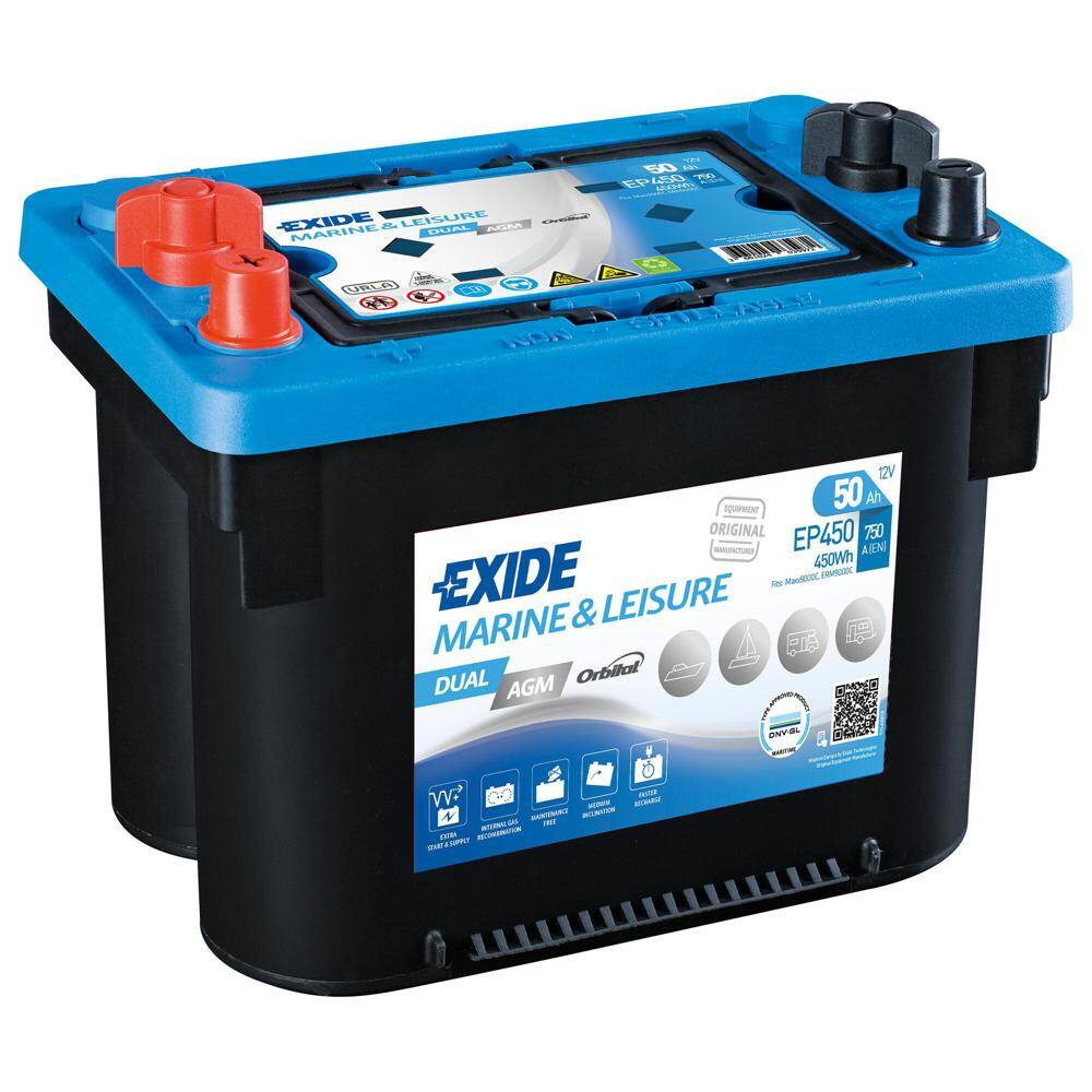 Akumulator EXIDE Dual AGM EP 450Wh 50Ah