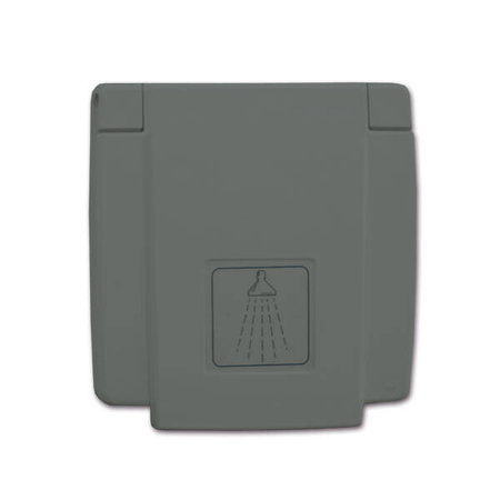 Grey quick-connect outdoor shower - 150 cm
