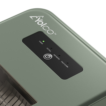 Yolco kostkarka do lodu ICM1 12/24 V i 120-240 V, 10 kg/dobę, pistacjowa