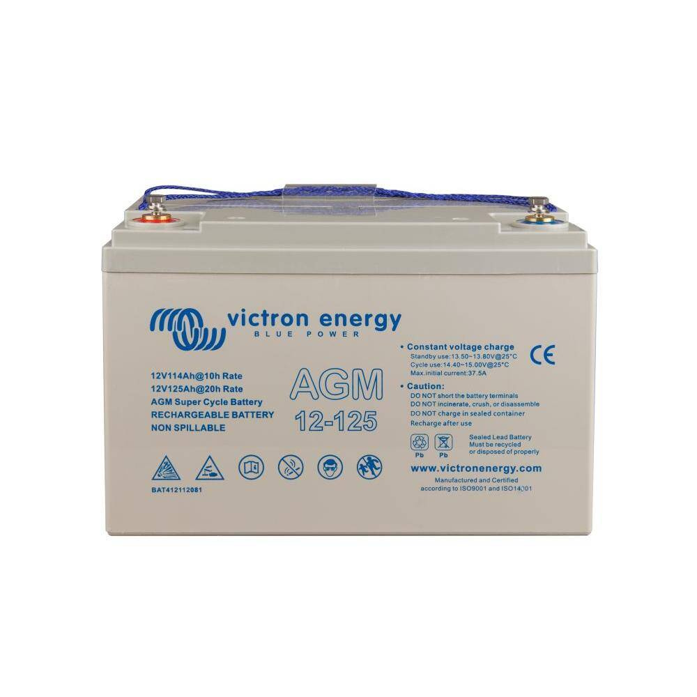 Akumulator 12V/125Ah AGM Super Cycle (M8) Victron