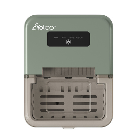 Yolco kostkarka do lodu ICM1 12/24 V i 120-240 V, 10 kg/dobę, pistacjowa