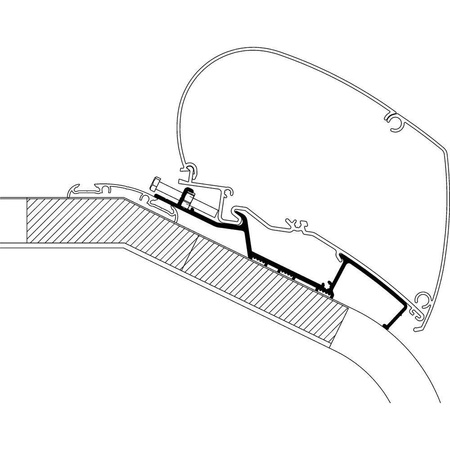 Roof Adapter LMC Liberty TI/ TEC For TO Series 6 And 9