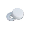 Screw cap white Ø13 100 pcs.