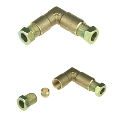 8mm Copper Pipe Coupling Elbow 90deg.