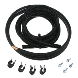 4m x 8mm Copper Pipe with Fittings Kit