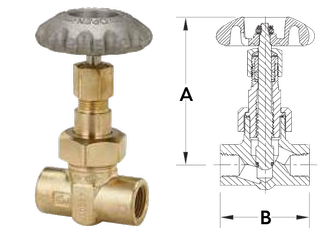 REGO ES8454 1/2” FNPT Cryogenic Shut-Off Valves - Extended Stem
