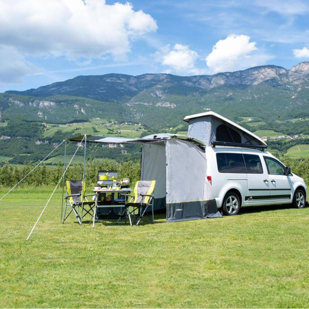 Bezramowy namiot na tylną klapę do VW Caddy Brunner