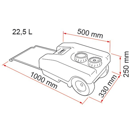 zbiornik na świeżą wodę 23 F