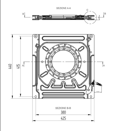 FASP swivel seat base for Mercedes Sprinter 1995–2006 / VW LT 1996–2006, driver's side, for original seat