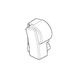 Zaślepka lewa do markizy Dometic PW1500 elektryczna, biała