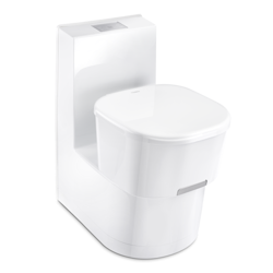 DOMETIC SANEO CW Revolving cassette toilet with ceramic inlay and a flush water tank