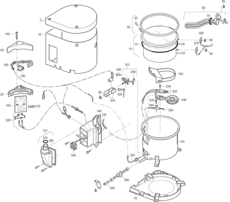 Fairing cover, boiler B3, year 07/93 - 12/14