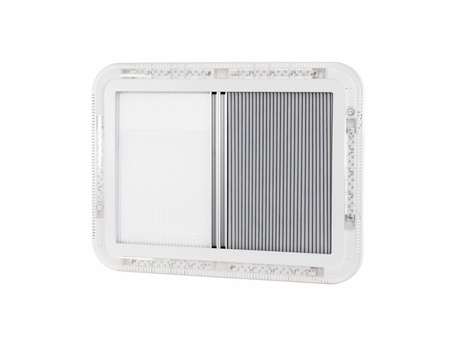 Carbest Panorama – świetlik dachowy 45 × 40 cm z LED, bez wentylacji stałej