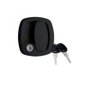 External handle 1200 black With cylinder and Zadi keys