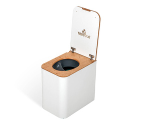 Stationary composting indoor toilets TROBOLO SilvaBlœm (white)