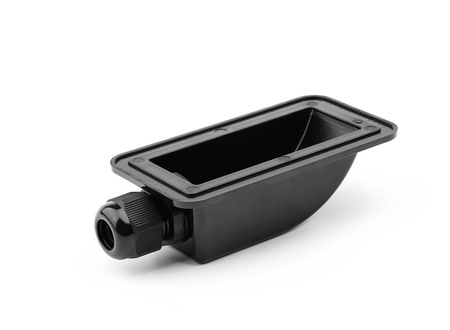 Przejściówka przelotka CZARNA dachowa na 1 przewód / kabel solarny