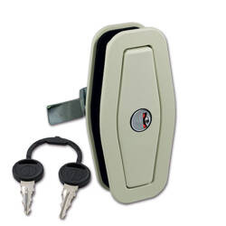 Biały zamek FIAT Salino z wkładką i kluczami