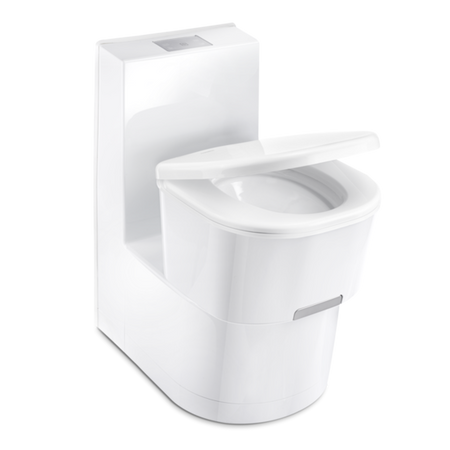 DOMETIC SANEO CW Revolving cassette toilet with ceramic inlay and a flush water tank