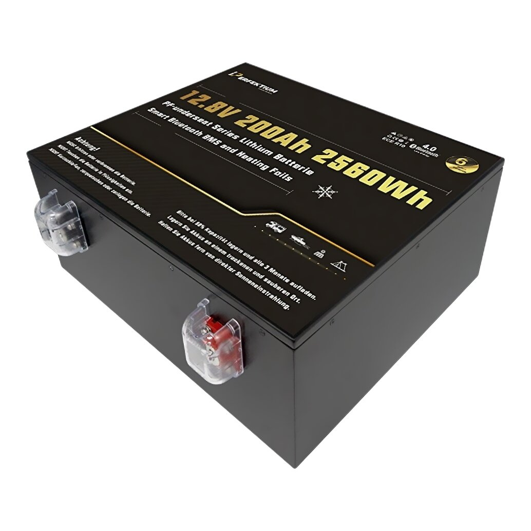 Akumulator Campingowy 200Ah 12,8V z Podgrzewaniem, Kompaktowy i Lekki