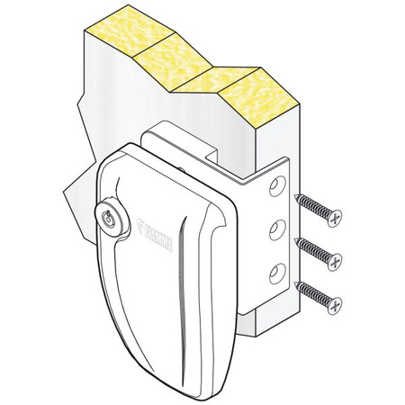 Dodatkowa blokada drzwi Fiamma Safe Door Frame rama 3 sztuki