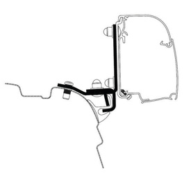 Adapter markizy Brandrup Rail G2 do TO 4200/4900 - VW T5 / T6