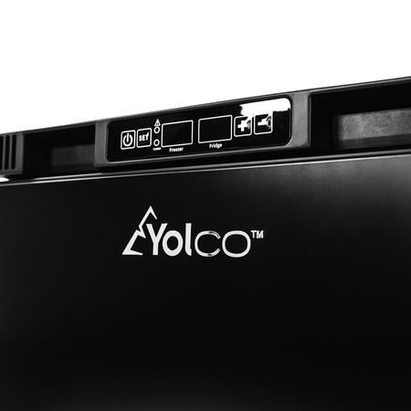 Yolco lodówka kompresorowa do zabudowy RL50M 42,6 l, dwustrefowa, czarna