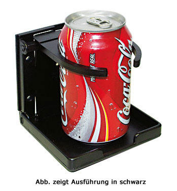 Uchwyt na puszki Carbest Ben z regulowanym uchwytem, ​​szary