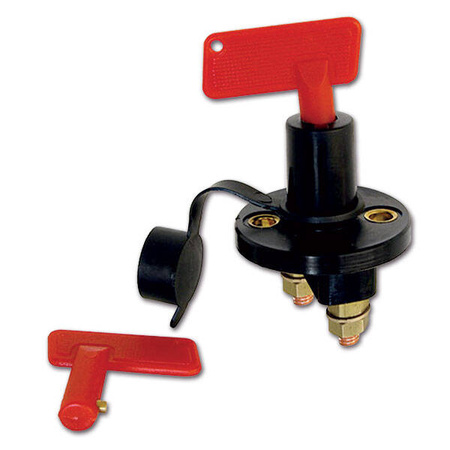 Battery disconnector with cap and 2 keys - 300 A