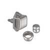 Nickel-plated mini Push-lock kit in packaging