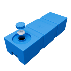 Pojemnik na płyny do kampera 120 l UHPLAST niebieski